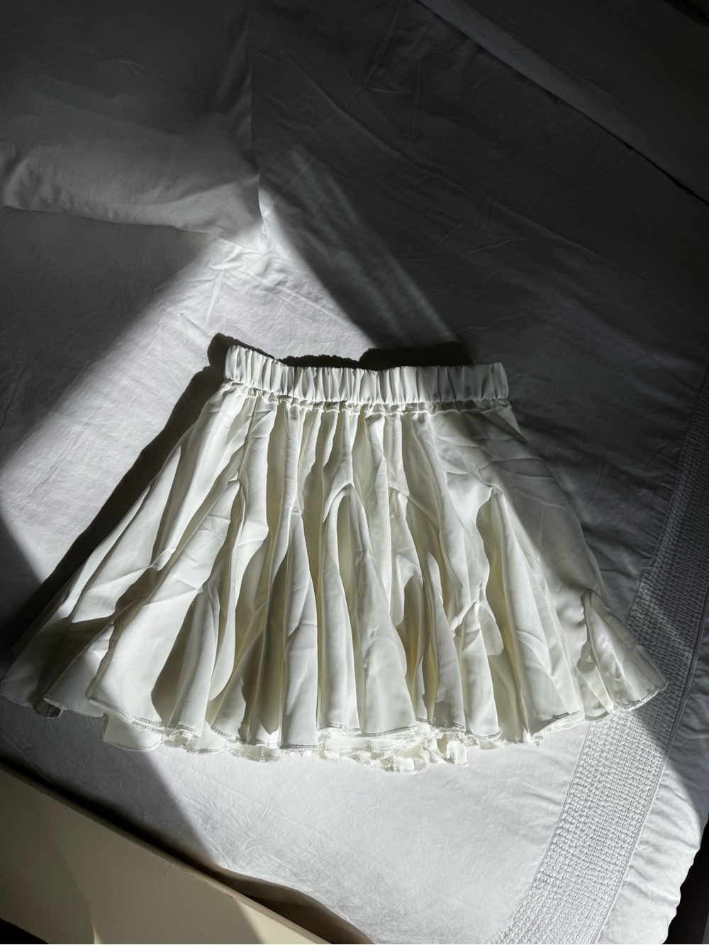 White Mini Skirt